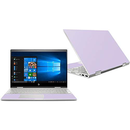 MightySkins Skin Compatible With HP Envy x360 Convertible 15" (2018) - Solid Lilac