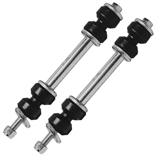 Image of Detroit Axle - 8pc Front End Kit for 2014-2018 Chevy Silverado 1500 GMC Sierra 1500, Yukon XL Tahoe Suburban Escalade ESV, 4 Upper Lower Control Arms with Ball Joint 2 Outer Tie Rods 2 Sway Bars