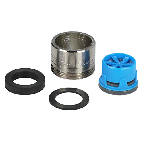 Aireador de agua Danco de flujo uniforme con acabado níquel resistente 6
