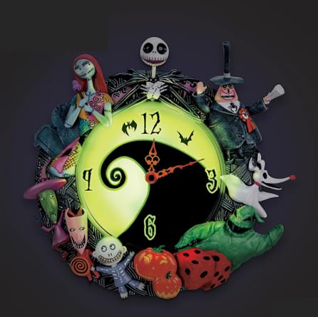 その他 Wall ClockThe Nightmare Before Christmas Amazon.com: The Bradford Exchange The Nightmare Before Christmas