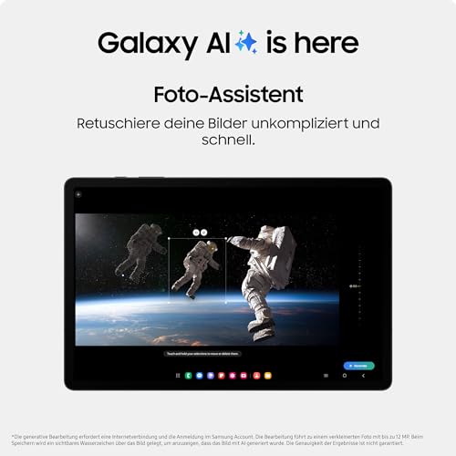 Samsung Galaxy Tab S9 Ultra AI-Android-Tablet, Wi-Fi, 512 GB / 12 GB RAM, MicroSD-Kartenslot, Inkl. S Pen, Simlockfrei ohne Vertrag, Beige… – Ansicht 3