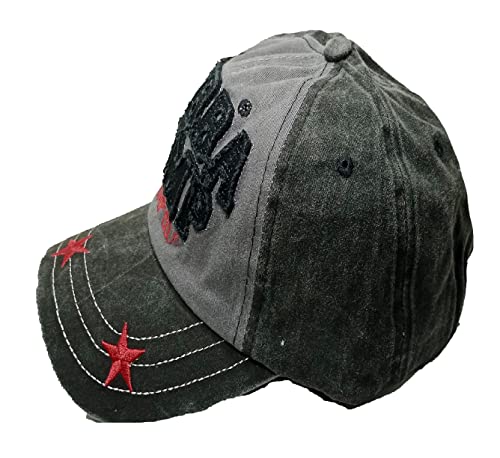 Image of Adjustable Soft Cotton Denim Cap for Men Women Baseball Vintage Washed Distressed Hats Adjustable Stylish Cap Regular Fitted