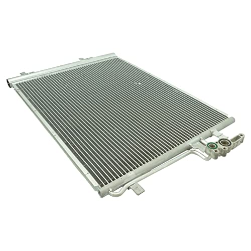 Image of TRQ A /C Condenser & Receiver Drier Assembly for 08-15 Land Rover LR2 12-18 Range Rover Evoque 15-18 Discovery Sport 08-15 Volvo S80 08-10 V70 10-15 XC60 08-16 XC70