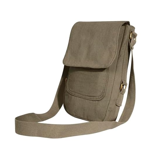 Rothco Vintage Canvas Military Tech Bag, Olive Drab