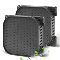 2 Filter für Liebherr Fresh Air Kühlschrank - ersetzt 7440021-00 -9096989, 988246001, 988246000, 9882429, Fresh Air Filter für 7440021-00 mit Aktivkohle für Kühlschränke (Schwarz)