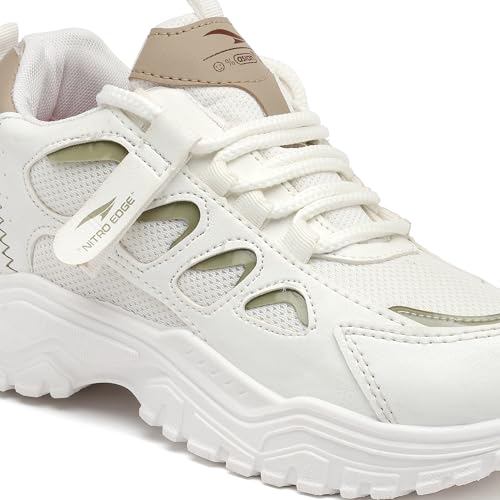 Image of ASIAN Women FLORA-01 Running and Casual wear Running Shoes with Laces, Lightweight and Comfortable Shoes Gym and Sports Shoes for Women & Girls with Stylish Design