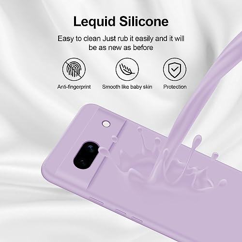 GiiYoon Case Compatible with Google Pixel 7A, Silky-Soft Touch Full-Body Protective Phone Silicone Case - Image 4