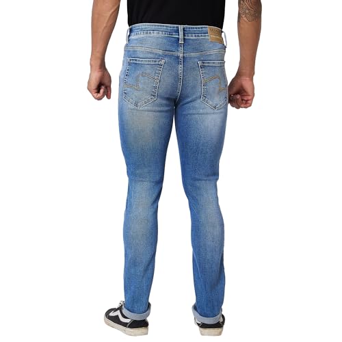 Image of Spykar Men's Rover Regular Fit Mid Rise Casual Jeans