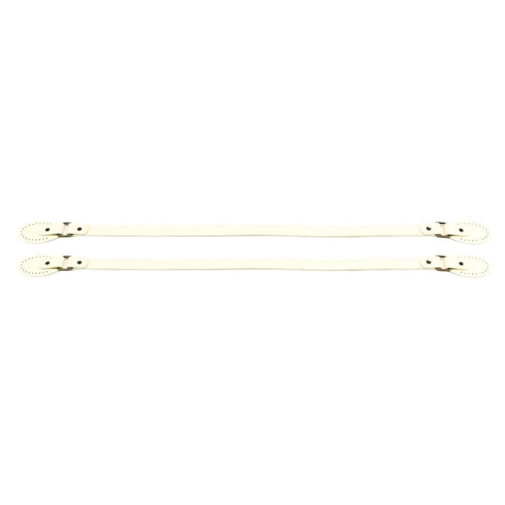 OAIEU 2Pcs Leather Purse Straps Replacements Short Bag Handles For Diy Handbags Shoulder Bags Crochet Tote Bag Making(Beige-2 Pcs)