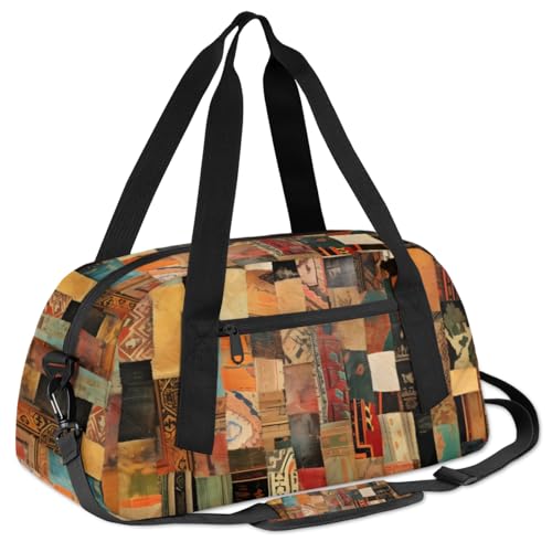 Creative Cube Kids Duffle Bag Boys Girls Small Sport Dance Gym Bag for Overnight Travel Weekender Carry On3