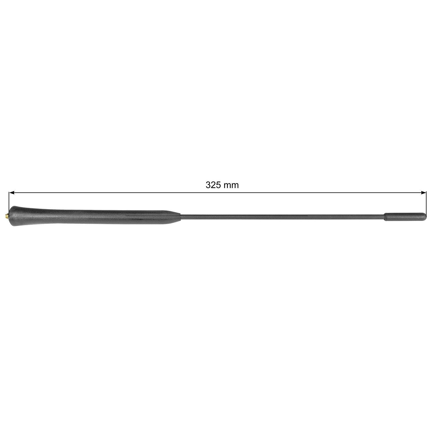 tomzz Audio 1000-067 Antenne Dab pour Voiture, antenne de Toit combinée Dab+ FM AM avec amplificateur SMB DIN 52 degrés