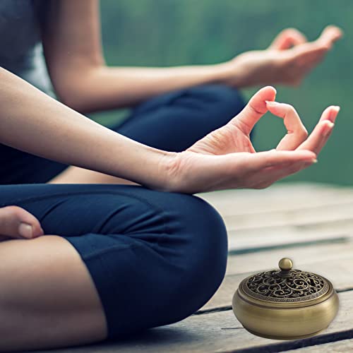 Cone Shaped Incense Burner, Pure Copper Cone Shaped Seat, Retro Metal Incense Burner, Used For Office And Home Decoration, Non Fading, Rust Proof Copper Incense Burner #TOP3