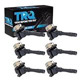 TRQ Ignition Coil Set Compatible with 1992-1995 BMW 325i 325is 1991-1995 525i 1993 525iT