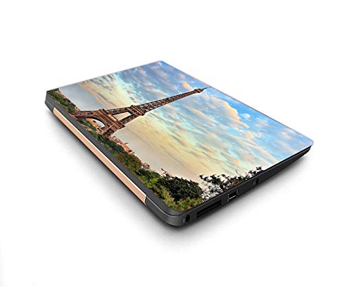 Image of Galaxsia Love Paris Vinyl Laptop Skin /Sticker /Cover /Decal Compatible for Any 15 to 15.6 Inches Laptop (Hp /Dell /Sony /Acer /Lenovo /Asus. Etc) Or Notebook.
