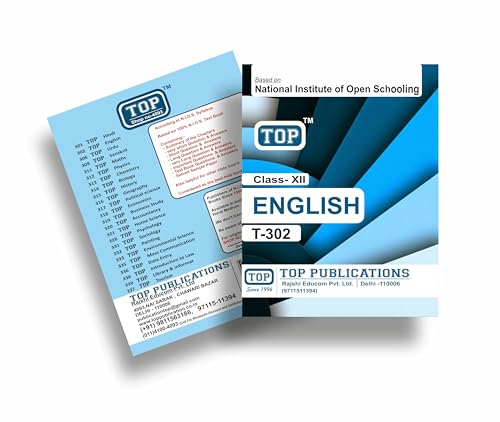 TOP NIOS Class 12 English Guide T-302
