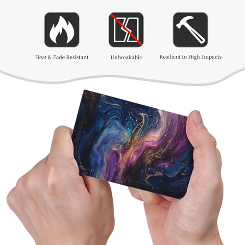 Decorative Switch Covers Plate Abstract Purple Blue Gold Marble Texture 1 Gang No Device Single Blank Outlet Covers Wall Plate Cover Light Switch Plate Electrical Faceplate for Home Decor