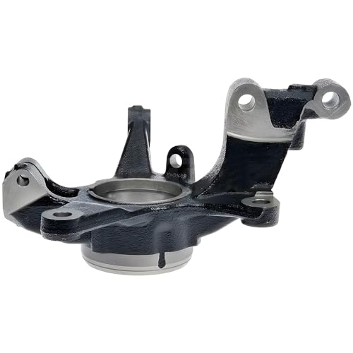 Image of Detroit Axle - Front Left Steering Knuckle for 2007-2012 Mazda CX-7 2007-2015 CX-9 Driver Side Steering Knuckle Assembly 2008 2009 2010 2011 Replacement