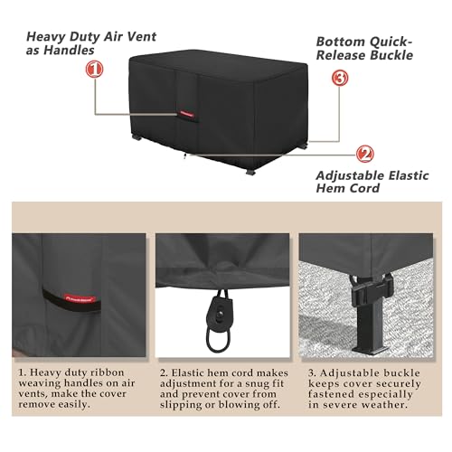 Housse de protection pour brasero rectangulaire Porch Shield - 5