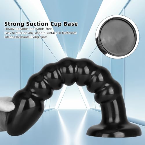 Tsukitoyあなるプラグ 拡張 シリコンアナルグッズ アナルディルド 吸盤付 連続ビーズアナルパール 柔らかい PVC製 アナル 拡張 男女兼用 防水-M - 画像4