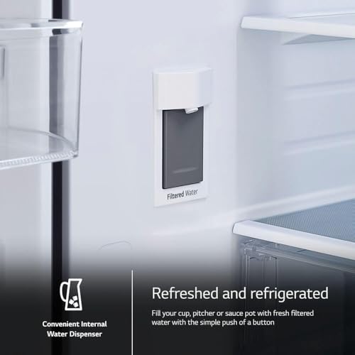 LG LRFLC2716S 27 Cu. Ft. Stainless Counter-Depth 3-Door French Door Smart Refrigerator on Fridge.com