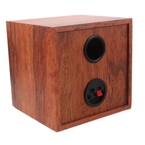VALICLUD Caisson Basse Voiture Enceinte Audio Bois Robuste Réducteur de Vibrations pour Subwoofer Automobile Usage Maison et Véhicule