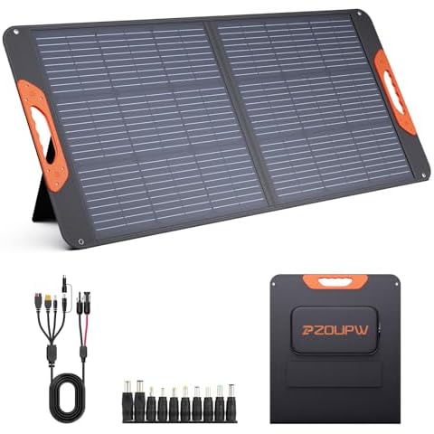 ZOUPW 100W Portable Solar Panel Cover