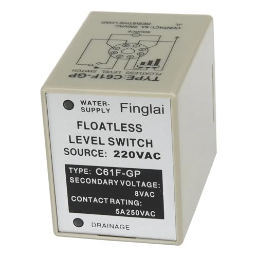 C61F-GP AC 220 V schwimmerlosen niveauschalter/relais wasser 220VAC niveauregler/pumpe automatische schalter