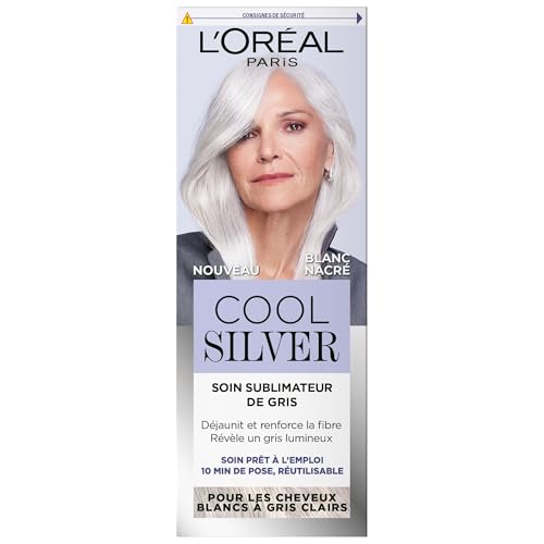 L'Oréal Paris Cool Silver Care Sublimer of Grey, color blanco perlado