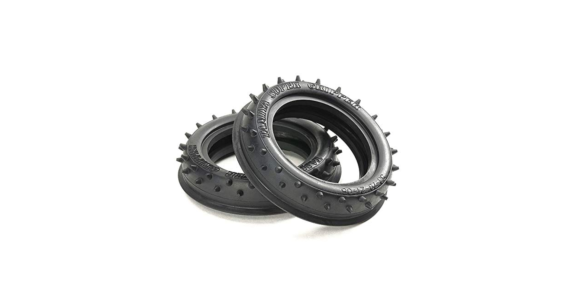 Amazon.com: Tamiya 54896 2WD Front Rib-Spike Tires (60/14