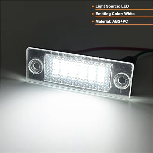 Luz LED matrícula VW Golf Passat Jetta Caddy 3B5998026A recambio 5