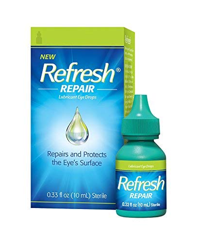Refresh Repair & Protect Lubricant Eye Drops, 0.33 fl oz (Pack of 2)