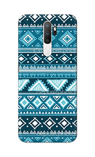 Image of PRINTFIDAA Coloured Tribal Pattern Hard Back Cover for Oppo A5 (2020) / Oppo A9 (2020) / Oppo A11x Back Cover -(P6) KAT1008