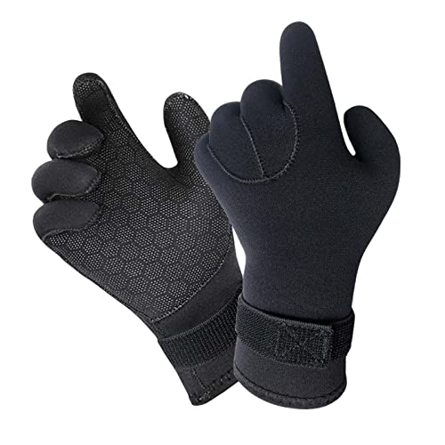 Guantes de neopreno para buceo que evitan manos frías al nadar