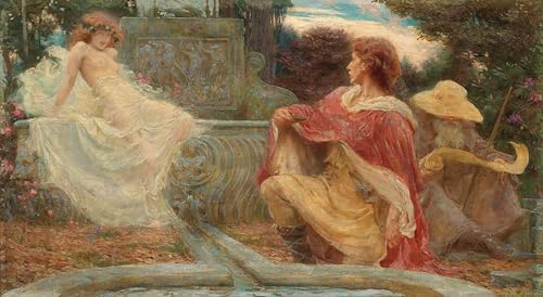 Peinture Décorative sur Toile L'esprit de la fontaine Draper pour sublimer l'âme de votre foyer