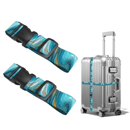 Image of Nuxovilar Luggage Straps Set for Suitcase 1.96x90.5in Polyester