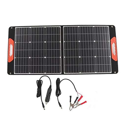 Panel solar portátil Qcwwy para solucionar apagones en acampadas libres 7
