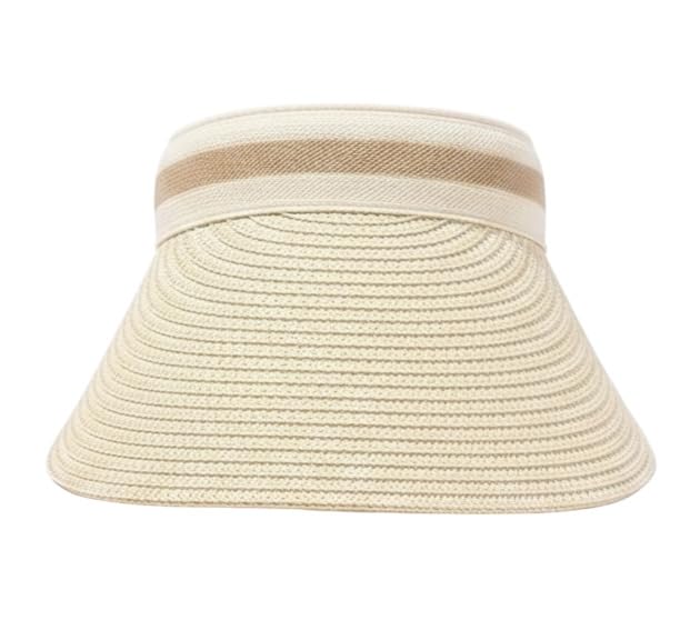 Foldable Straw Sun Visor Hat for Women - Wide Brim Summer Beach Cap with UV Protection, Roll-up Portable Ponytail Friendly Design for Gardening, Travel & Outdoor Sports (Free Size)-image-30
