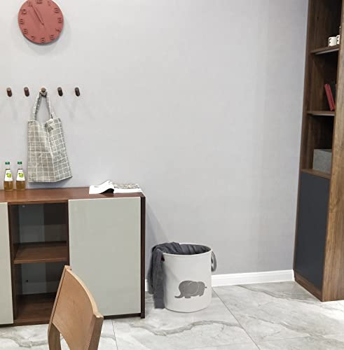 HIYAGON Storage Baskets,Cotton foldable round Home organizer Bin for Baby Nursery,Toys,Laundry,Baby clothing,Gift… - Image 8