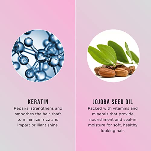 HASK Keratin 5-in-1 Smoothing Leave In Conditioner Spray for all hair types, colour safe, and cruelty-free - 1 175mL Bottle - Image 5