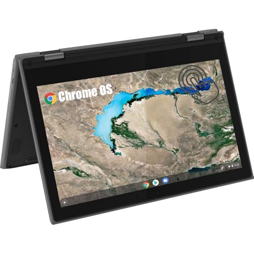 Lenovo Chromebook 300e 2 in 1 Touch Screen Laptop, 11.6 pollici (1366 x 768), Intel Celeron N4020, 4 GB RAM, SSD 32 GB, Tastiera giapponese, Chrome OS (ricondizionato)