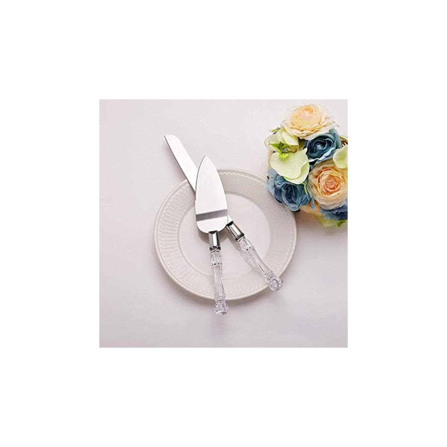 MooMouM Wedding Cake Knife and Server Set
