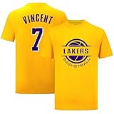 Gabe Vincent Shirt T-Shirt Jersey Basketball No Brand/Logos 100% Cotton for Yellow Mens/Women/Kids