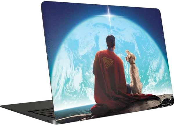 Skinit Decal Laptop Skin Compatible with MacBook Air 13in (2020) - Officially Licensed DC Comics Superman Flying Over City Pose Design