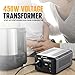 K KRIËGER 450 Watt Voltage Transformer, 110/120V to 220/240V Step Up Step Down Voltage Converter with AC Outlets, MET Approved Under UL, CSA