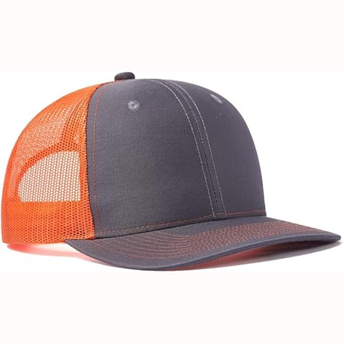 Image of Mountains Trucker Hat Snapback For Men Adjustable Mesh Outdoor Baseball Cap