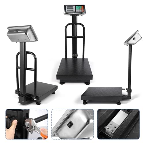 Báscula industrial digital plegable Hemobllo 200kg miniatura 7