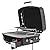 Flame King - YSNHT500 RV Or Trailer Mounted BBQ - Motorhome Gas Grill - 214 Sq Inch Cooking Surface - Adjustable Flame Controller, Black