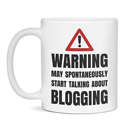 Funny Blogging Coffee Mug Blogging Gift, 11-Ounce...