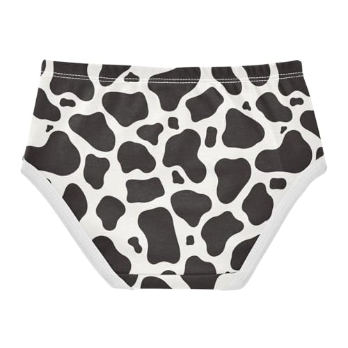 Wusikd Cow Print Girls' Underwear Cotton Girls Briefs Soft Toddler Underwear 2T2