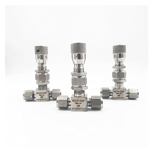 Vanne de régulation de débit 32MPA haute précision avec manchon DW8 inox
